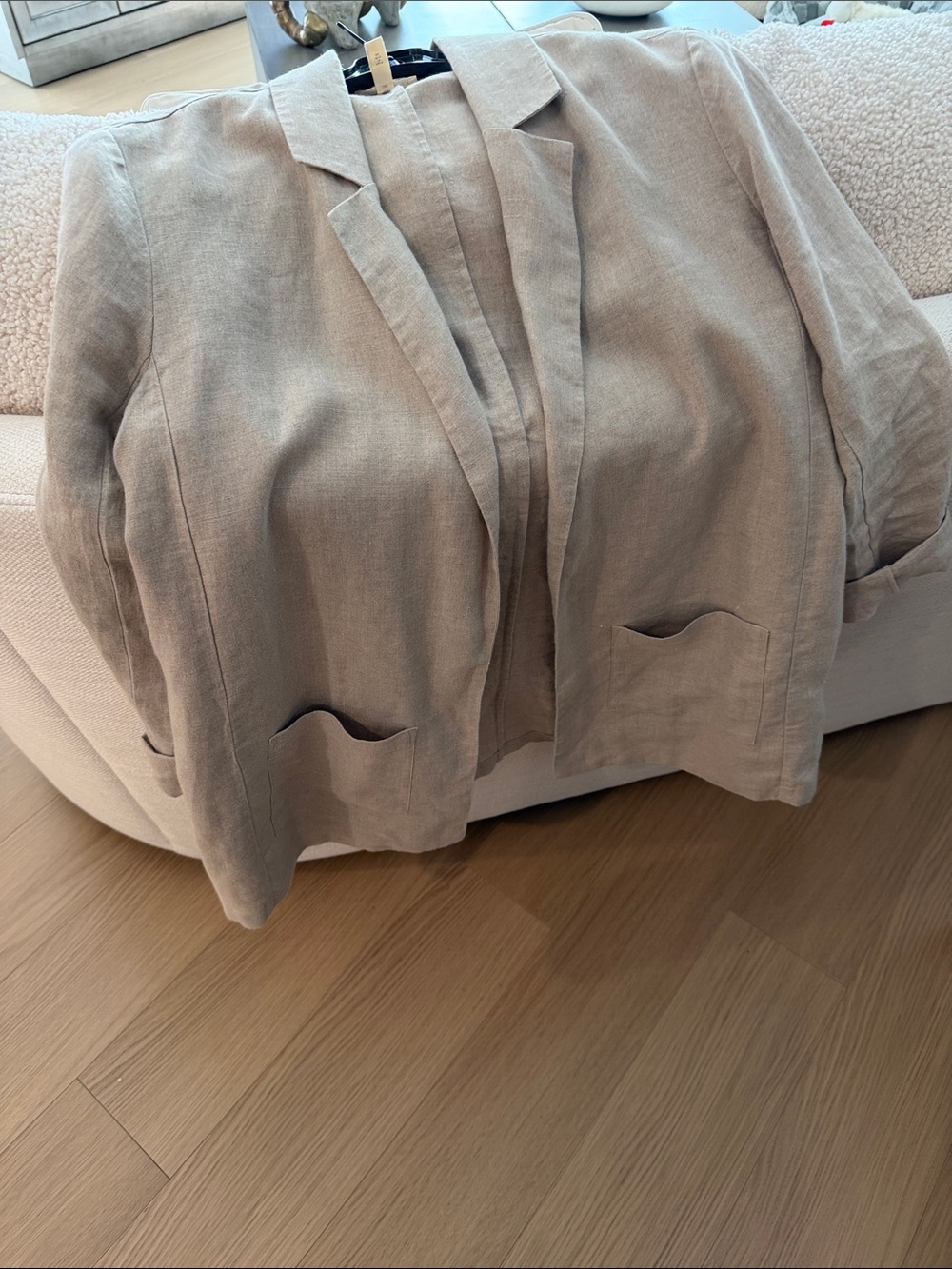 Womens linen blazer